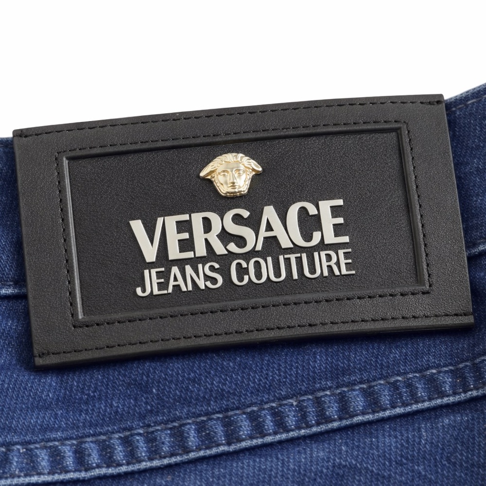 Versace Jeans Couture 90s Vintage Medusa Straight Leg Jeans 31 Like new - Picture 2 of 15